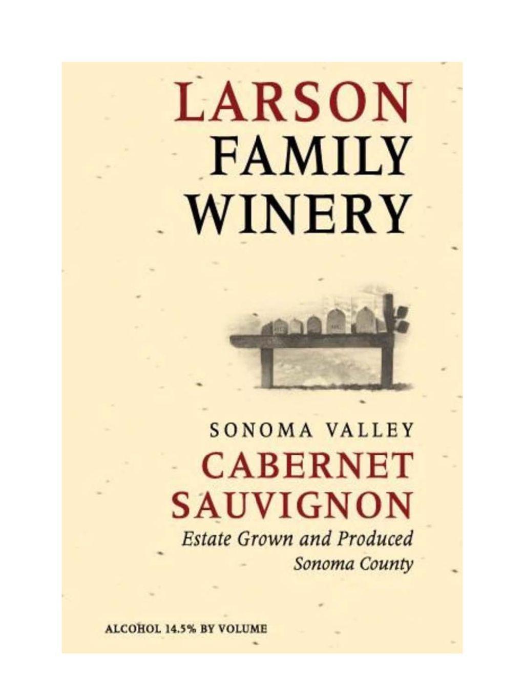 Magnum of 2013 Larson Family Wine Cabernet Sonoma Estate