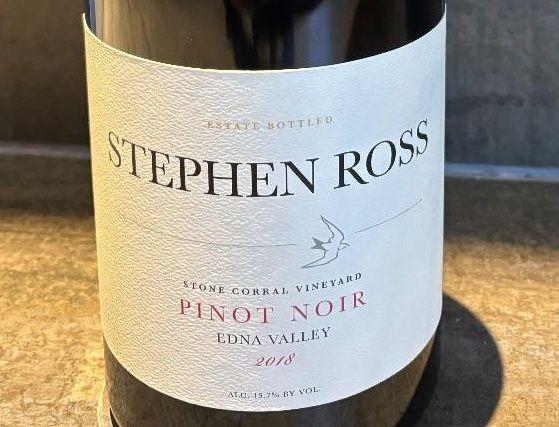Stephen Ross  2018 Pinot Noir , Edna Valley, Magnum