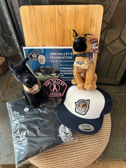 Police Dept: A certificate for K9 demo and a variety...