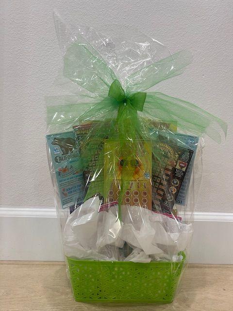 CA Lottery Ticket basket “Win BIG”