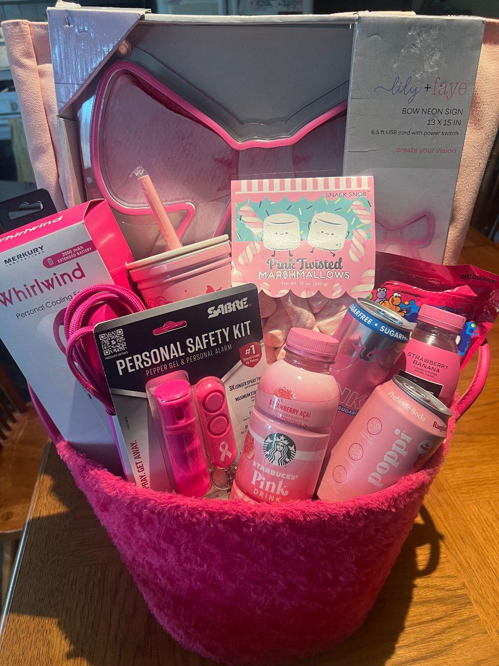 Pretty & Pink Basket / Crestview Elementary