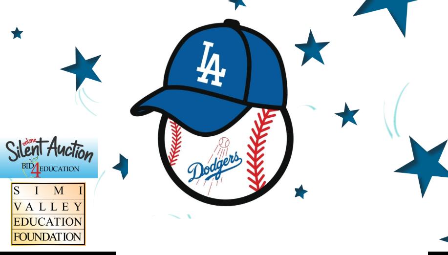 Dodger Club Level Tickets (2) for 2026 Season
