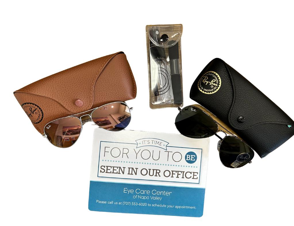 Two Rayban Sunglasses - His and Hers Set