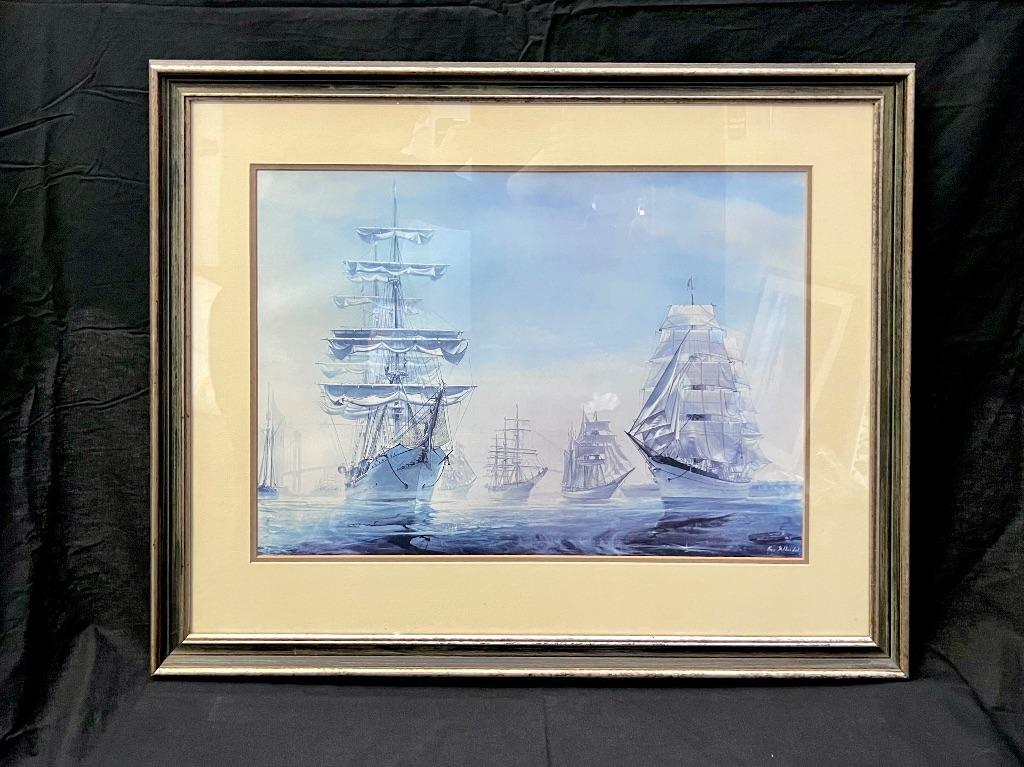 Bicentennial Sailing Ships by Kip Saldwedel