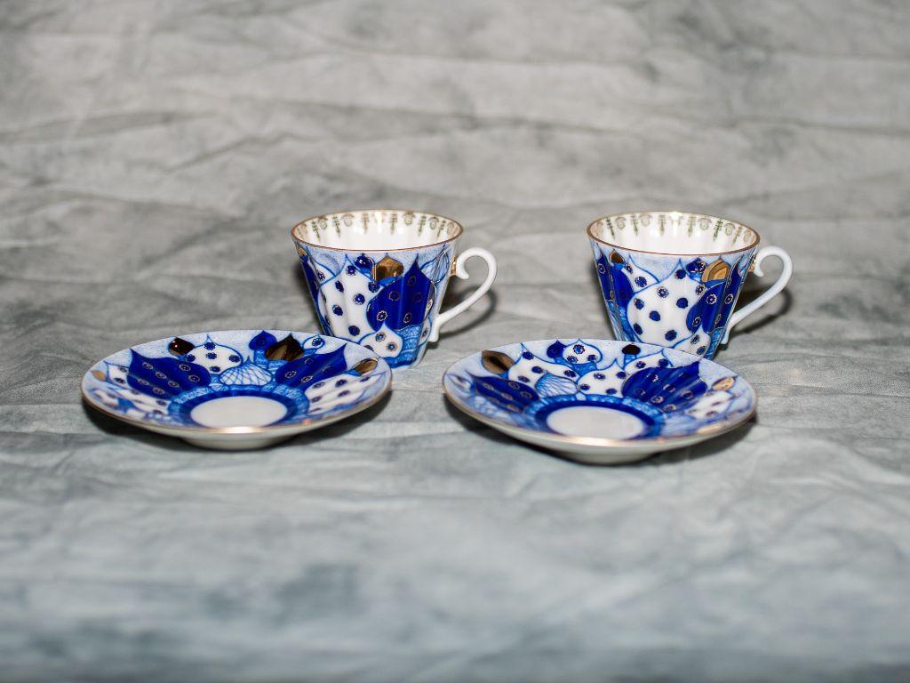 Radiant Church Bells Tea Cups and Saucers