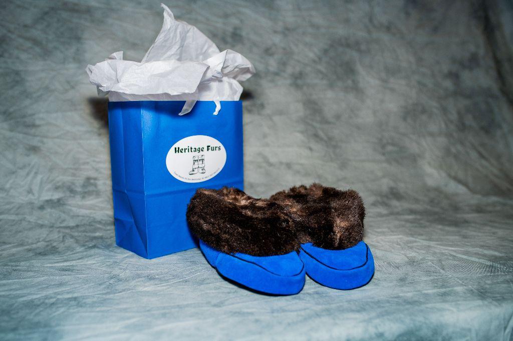 Sea Otter Fur Slippers