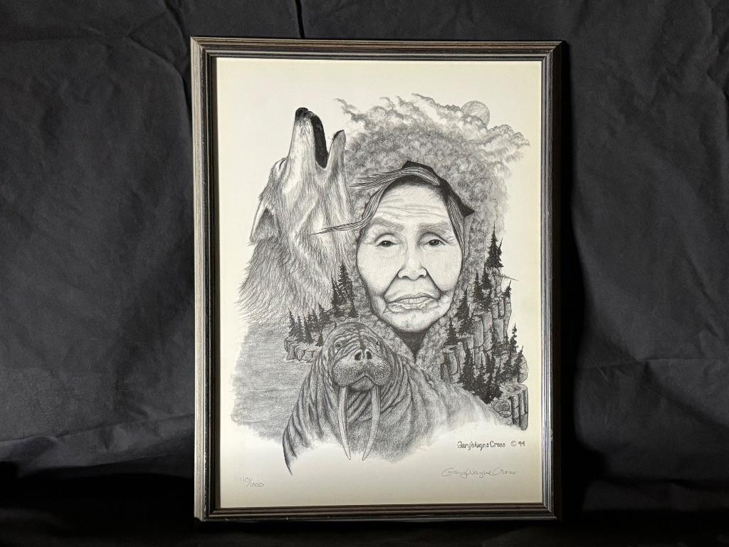 Alaska themed Pencil Drawing by Gary Wayne Cross