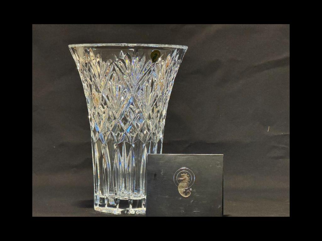 Waterford Cassidy Cut Glass Vase