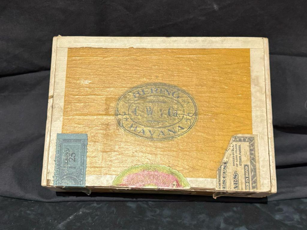 Vitus Bering is featured in this Vintage Cigar Box