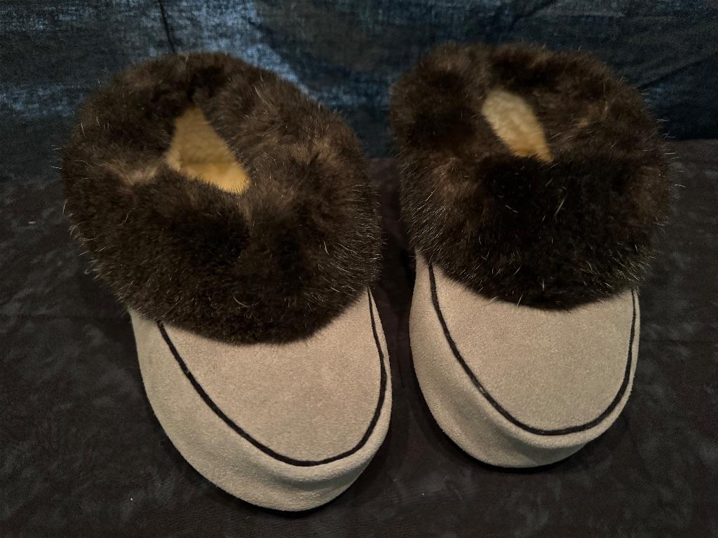 Sea Otter Slippers by Susan Malutin
