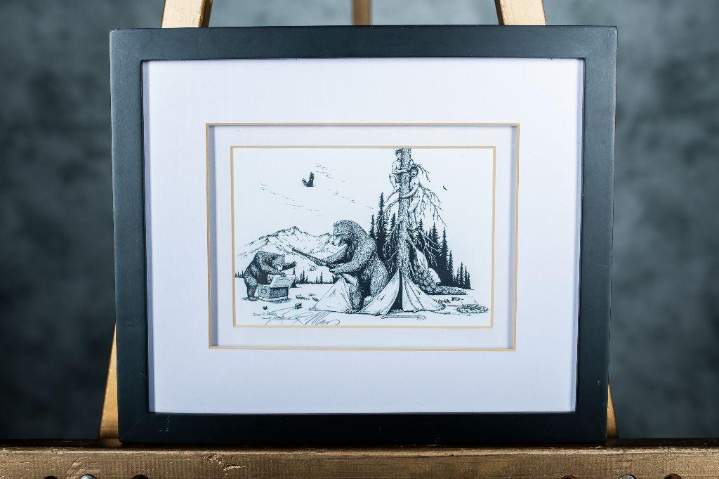 Bears in Camp by James R Morris