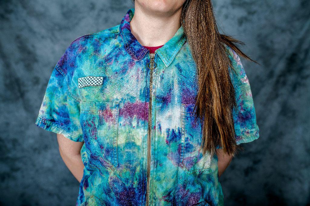 Tie-dyed Dicky's Onesie