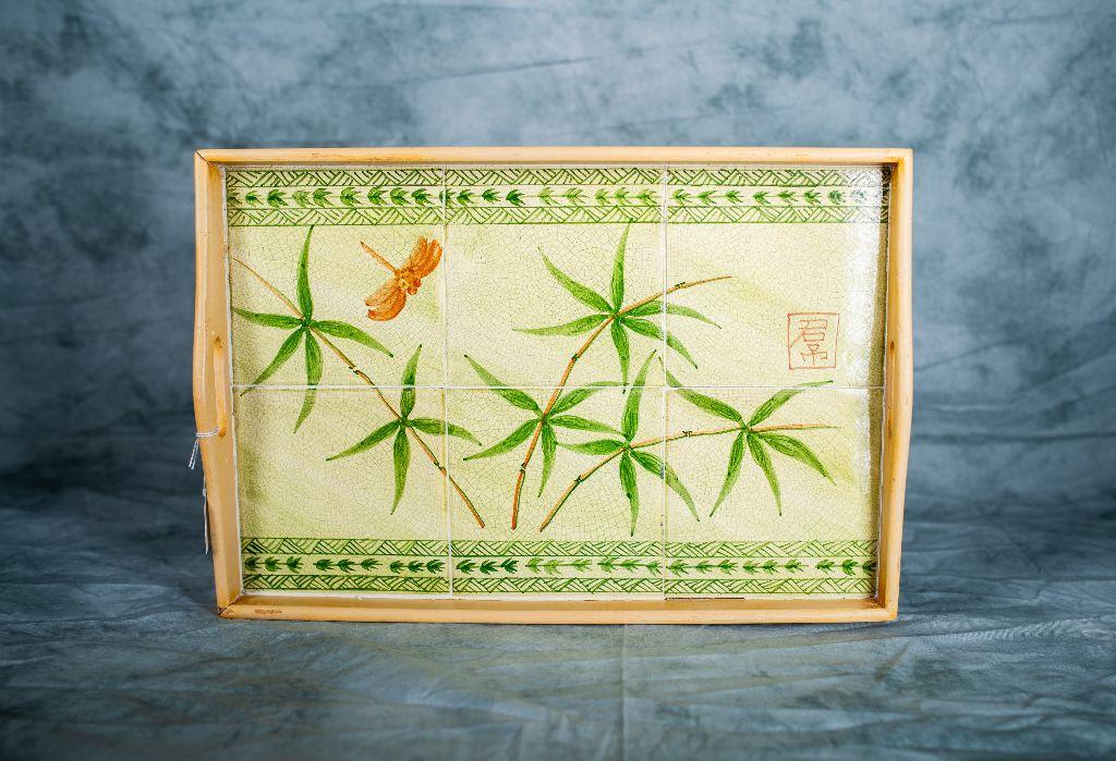 Tiled Wooden Tray