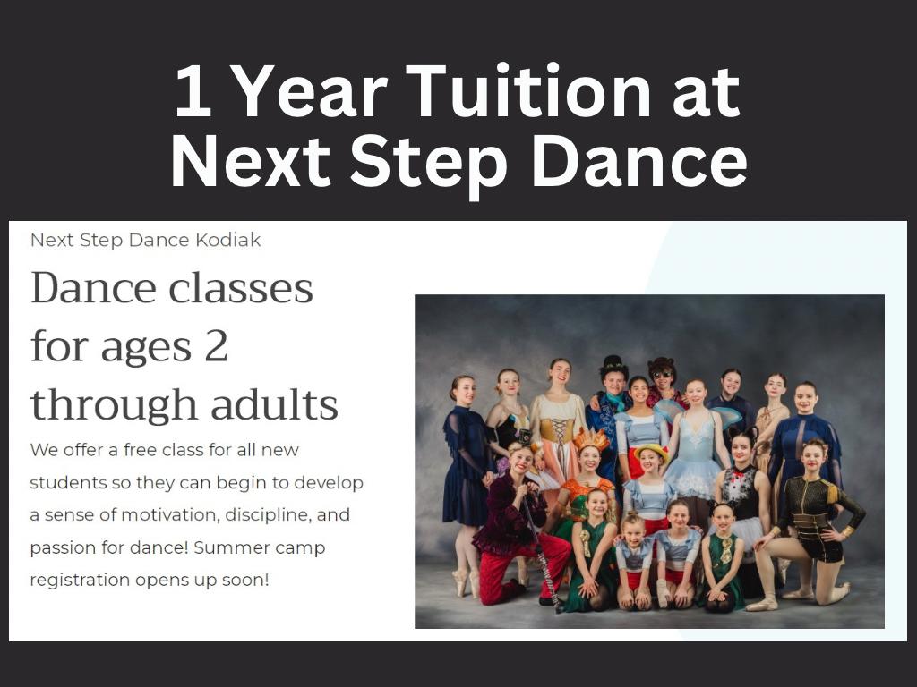 One Year Tuition at Next Step Dance Kodiak