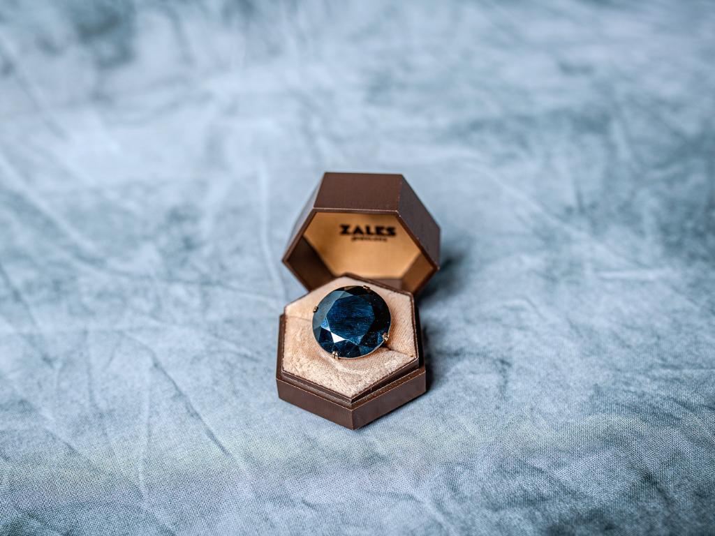 Alaskan Black Diamond and Gold Ring