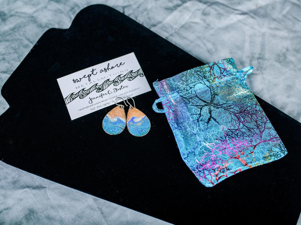 Earrings: Ocean inspired