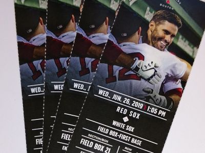 Red Sox vs. White Sox Tickets - Fenway Park Field Box!!