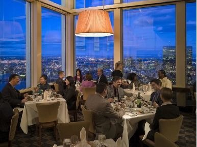 Top of the Hub Five course Prix-Fixe Dinner for two