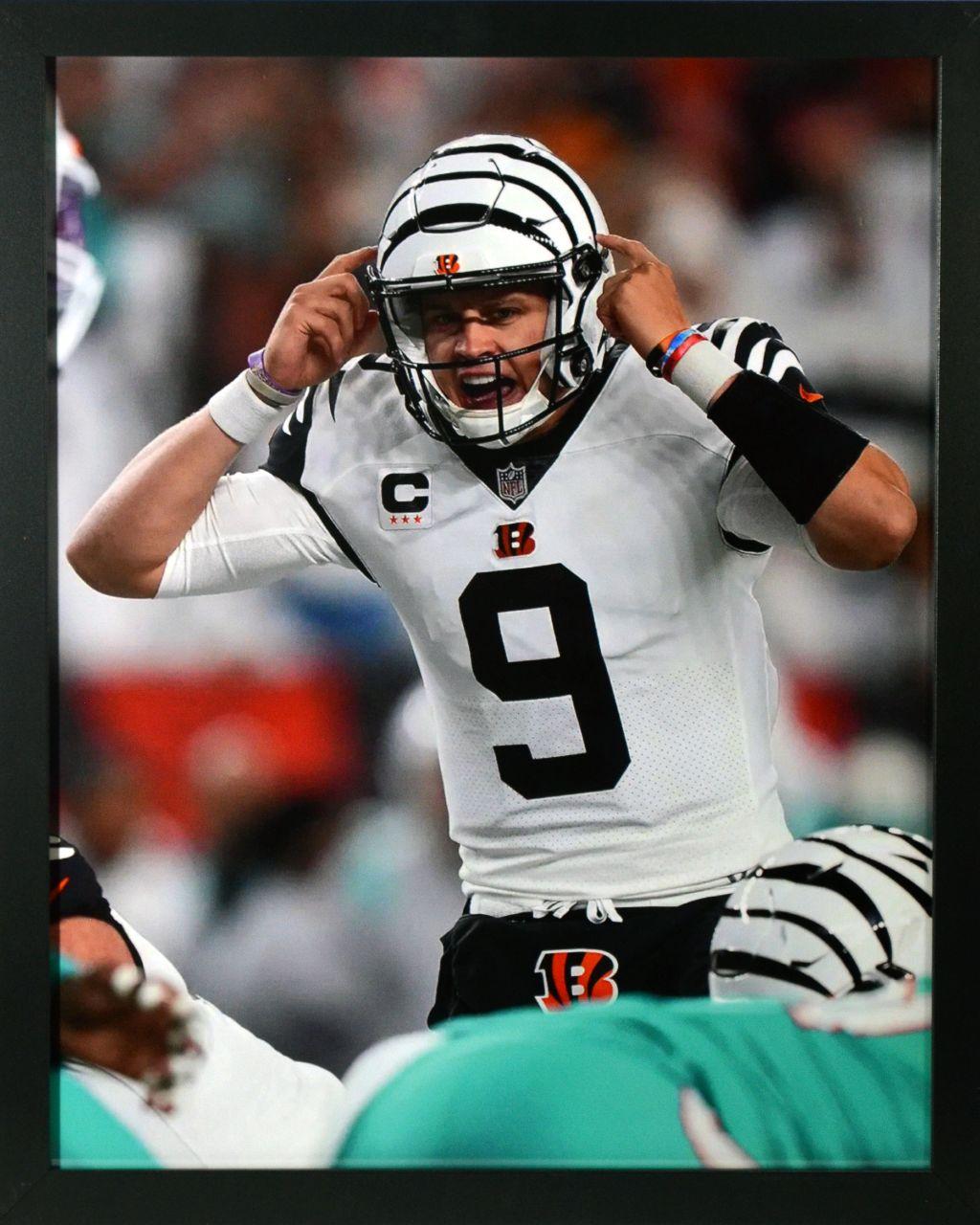 Joe Burrow In White Photo