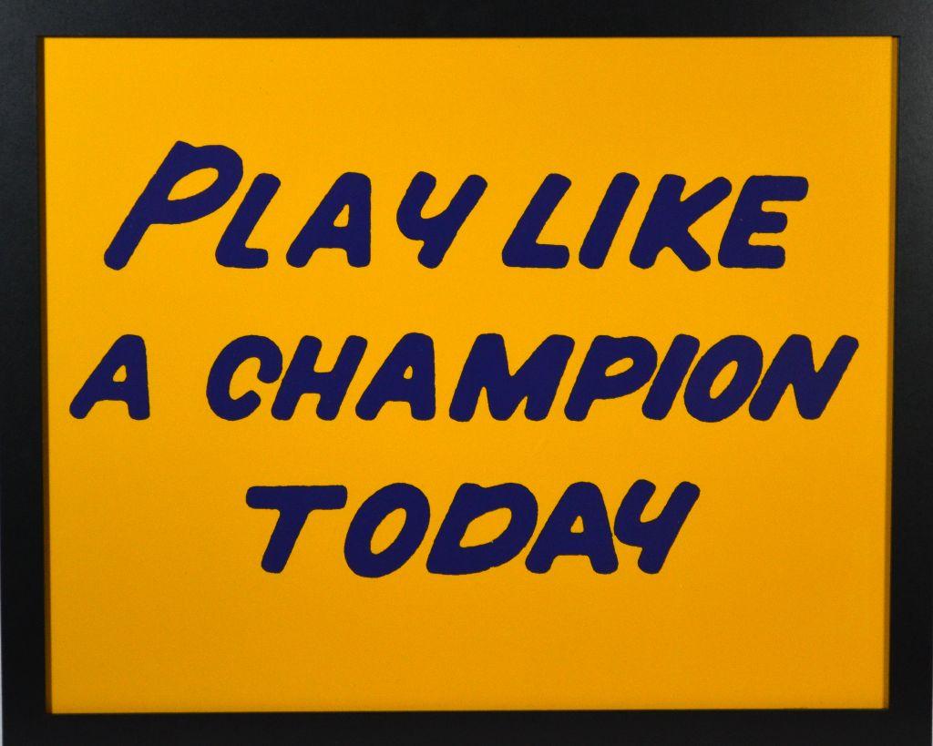 Notre Dame Play Like A Champion