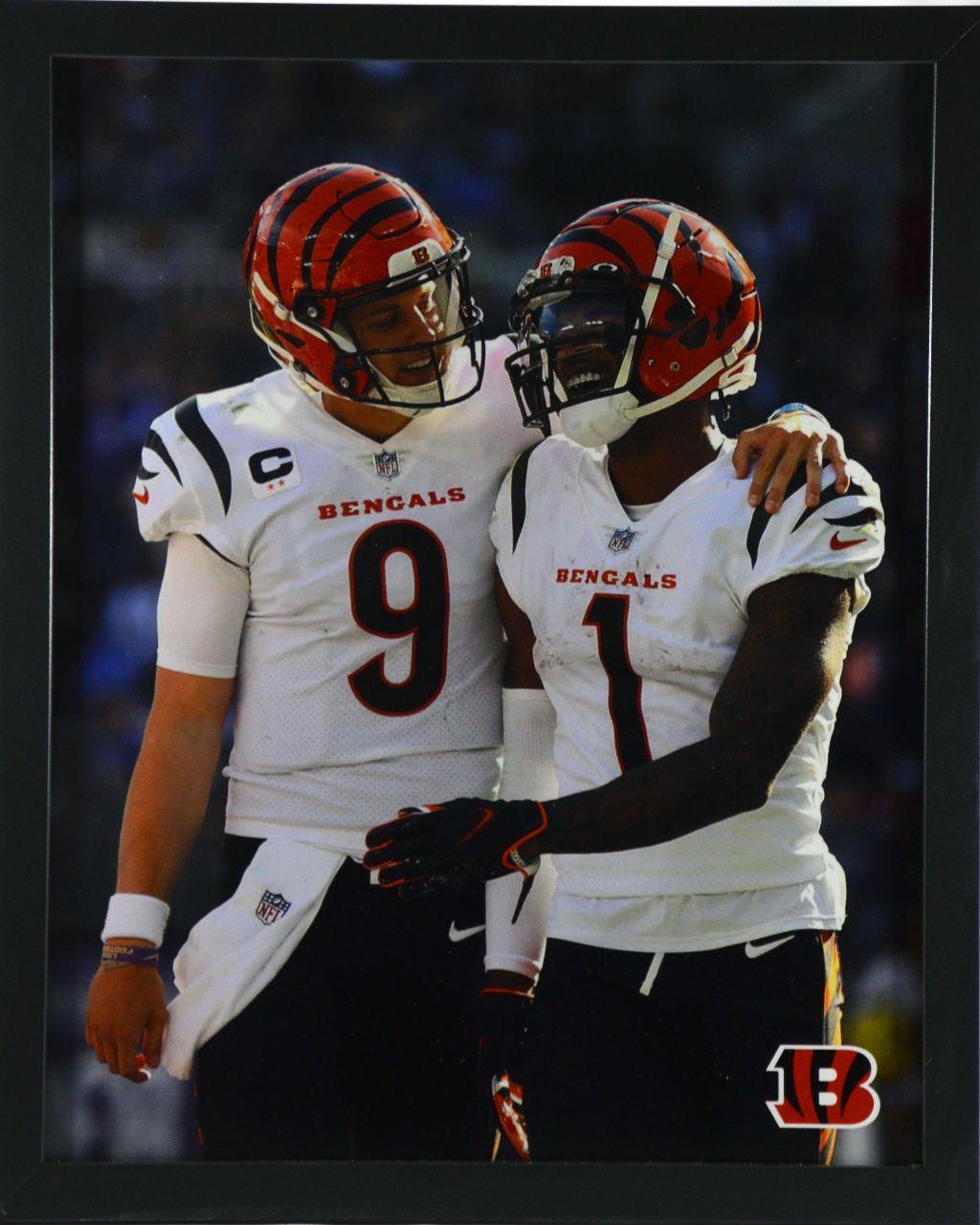 Joe Burrow and Ja'Marr Chase in White