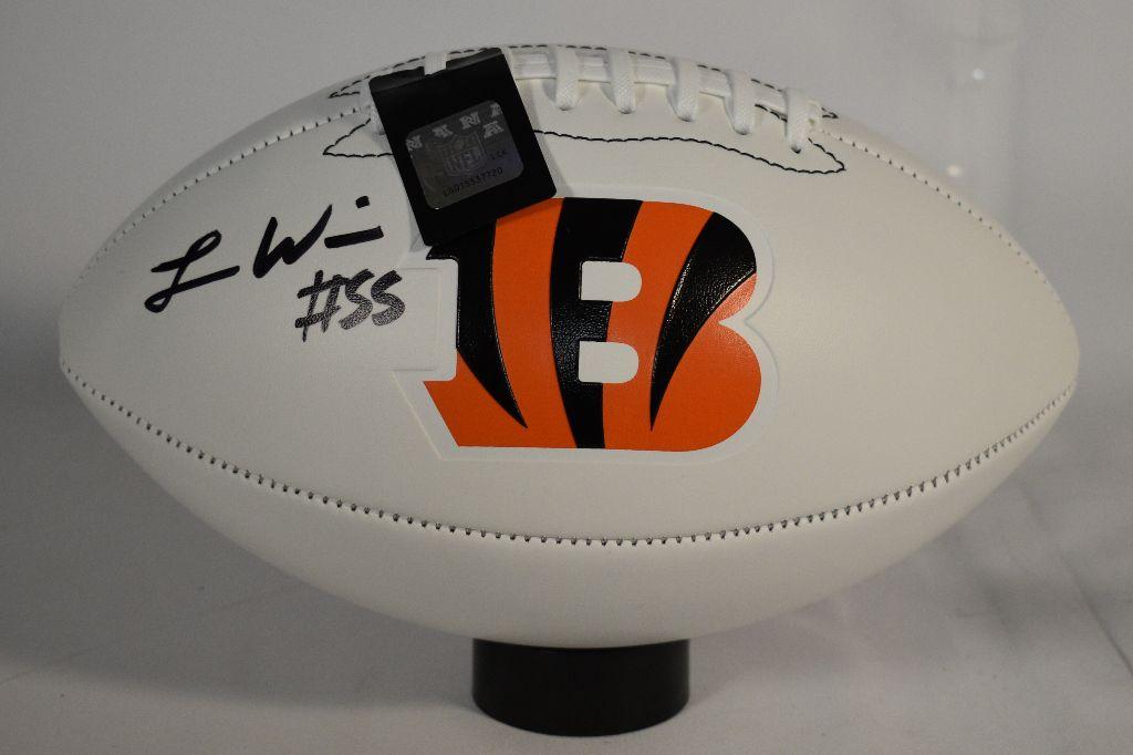 Logan Wilson Signed Football
