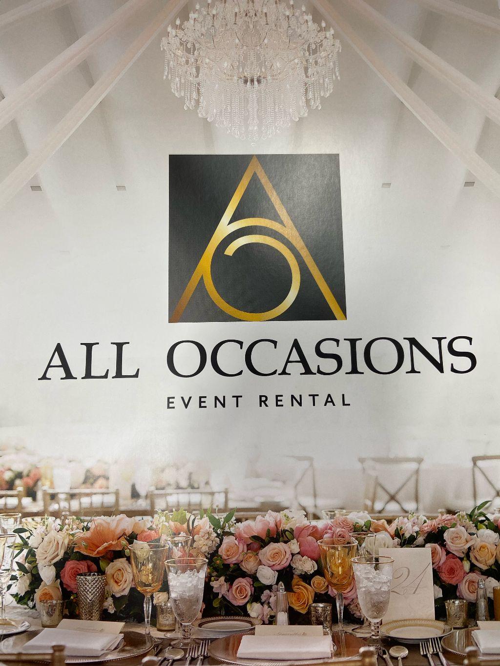 $150 Gift Certificate for All Occasions Event Rental