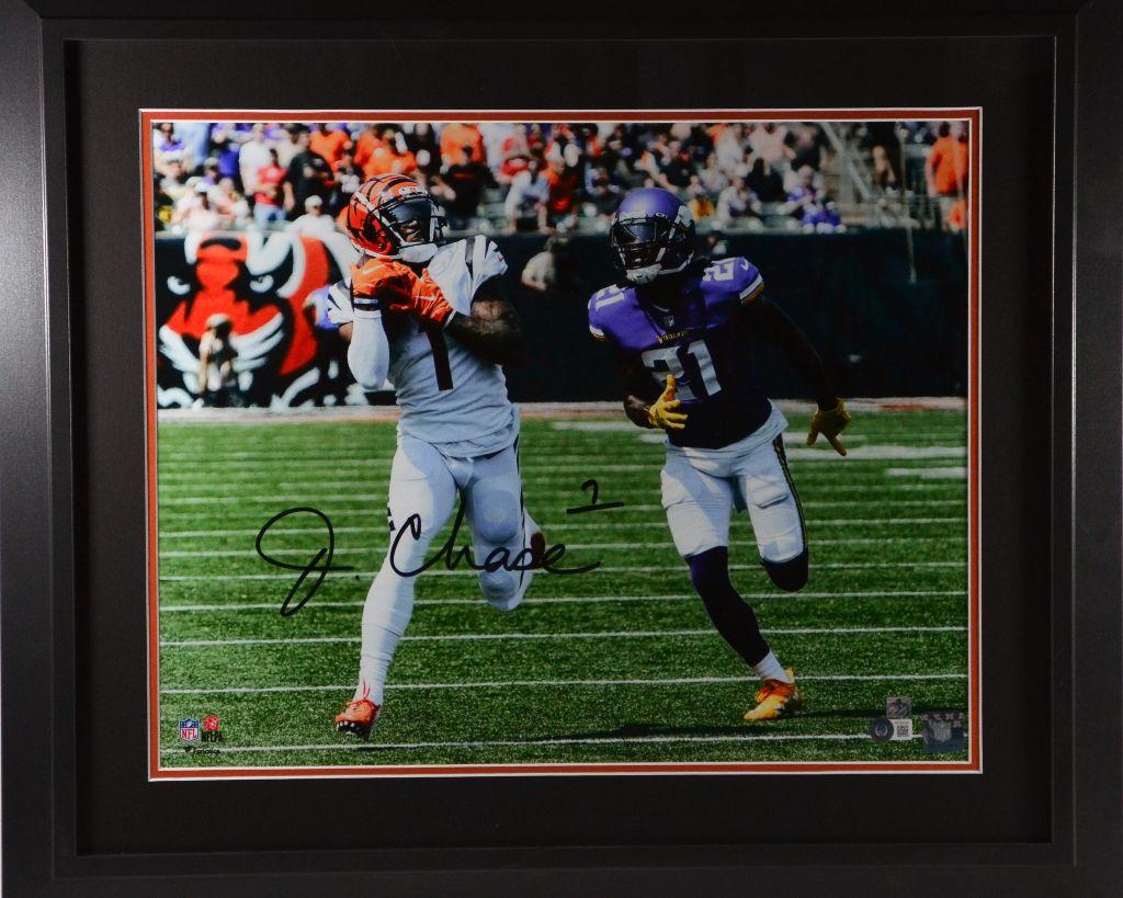 Ja'Marr Chase Signed Photo