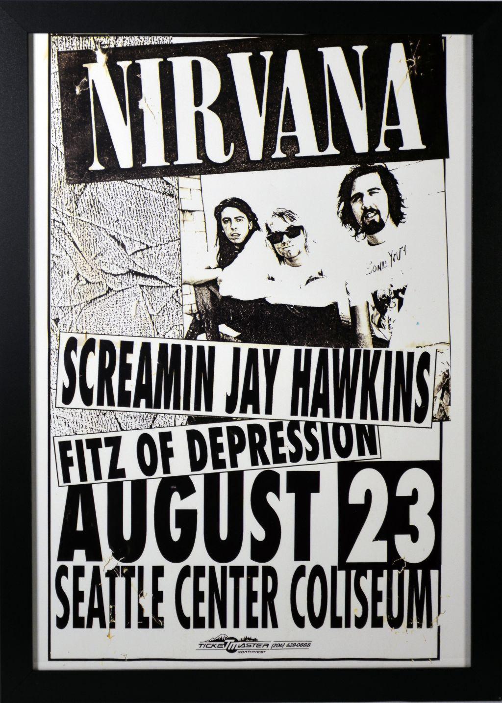 Nirvana Concert Poster