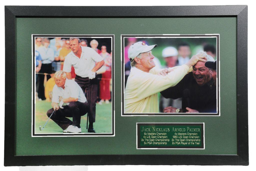 Jack Nicklaus & Arnold Palmer Collage