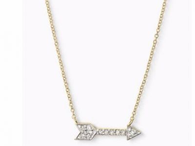 Stella and Dot Covet Pave Adventure Necklace-Yellow Gold