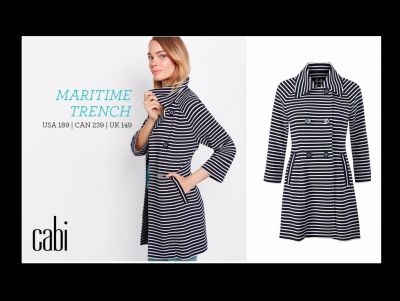 cabi Maritime Trench Coat and $100 Gift Certificate