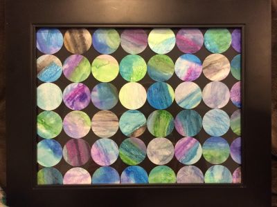 Ms. Edler Room 3 - Cool Geo-Art 10 inches x 13 inches