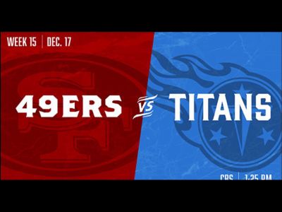 2 Tickets to 49ers vs Tennessee Titans