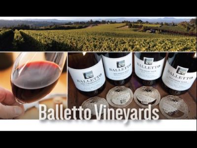 Balletto Vineyard - Wine Tasting for 4 and 2 Bottles of Pinot Gris