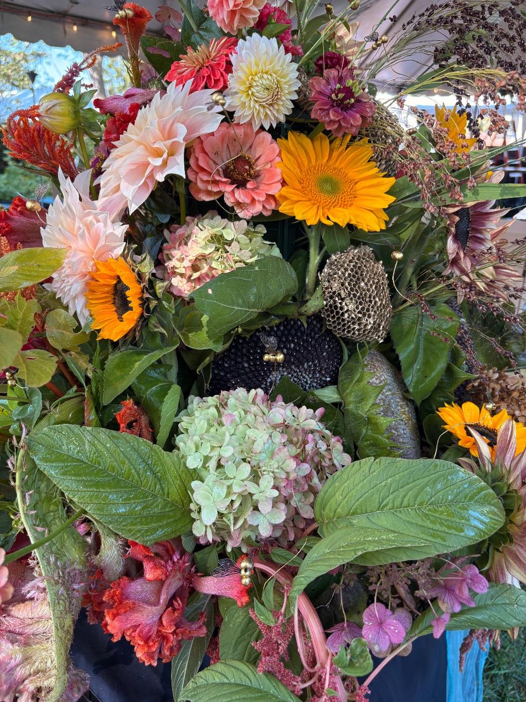Paper Bee Floral Arrangement by SAVOUR Artist Laura ...