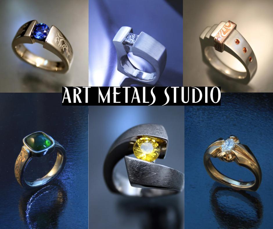 Custom Creation by Chris Sklba of Art Metals Studio