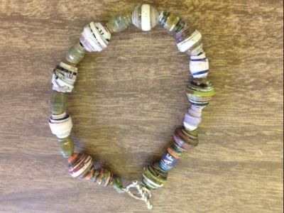 Handmade with Love by 7th Graders - Colorful  Bracelet, 7 1/2 inches