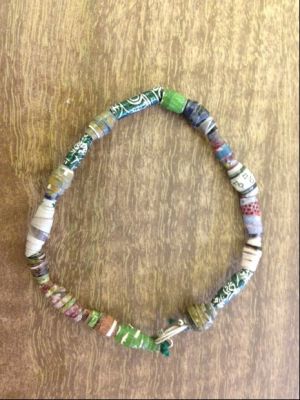 Handmade with Love by 7th Graders - Bracelet, 9 inches, heart-shaped clasp
