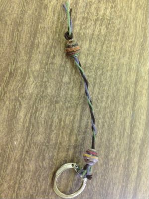 Handmade with Love by 7th Graders  -  Braided Key Chain