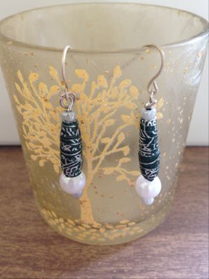 Handmade with Love by 7th Graders  -  Earrings - 2 inches