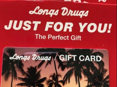 Longs Gift Card $20.00