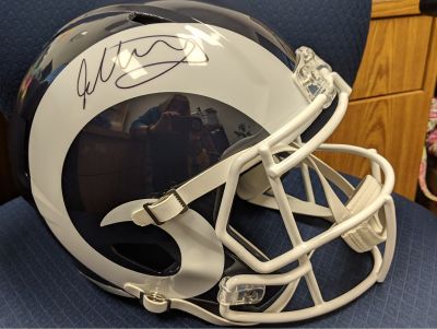 Todd Gurley signed Los Angeles Rams Helmet