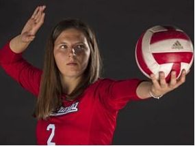 NE Volleyball star Mikaela Foecke signed admission ticket