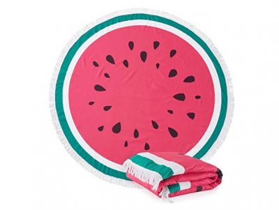 Round Watermelon Towels & Thermos
