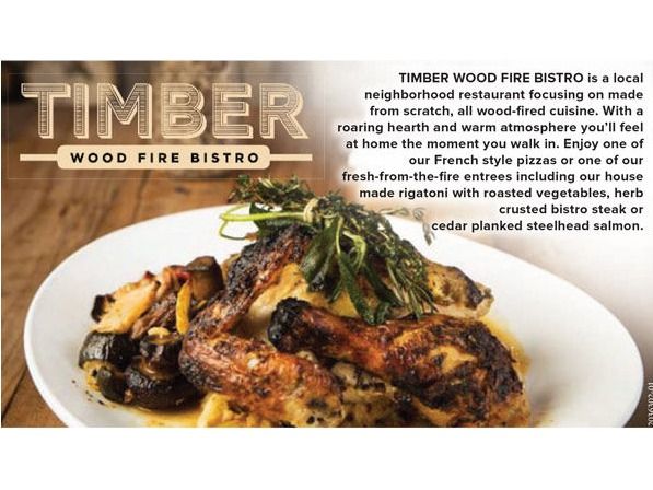 $50 Timber Wood Fire Bistro Gift Card