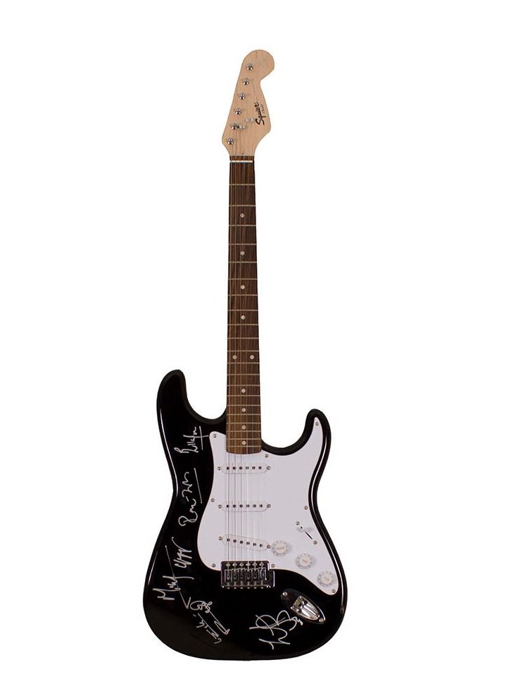 Rolling Stones Autographed Fender Electric Guitar.