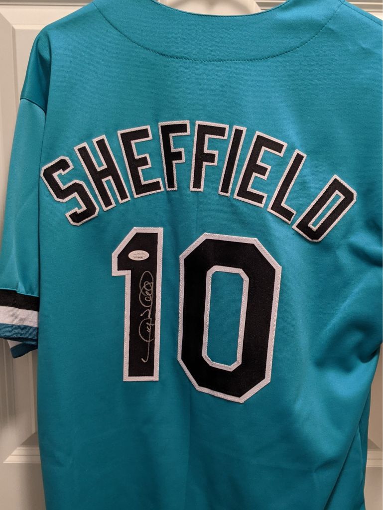 Gary Sheffield Certified Signed Jersey