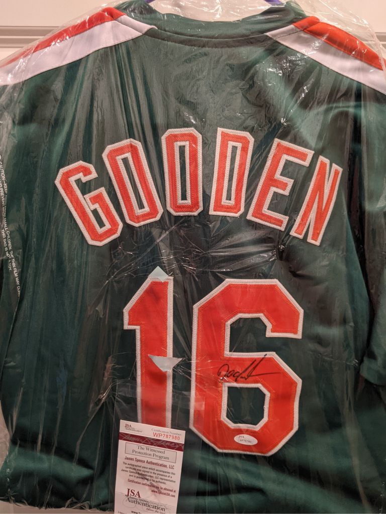 Dwight Gooden Certified Signed Jersey
