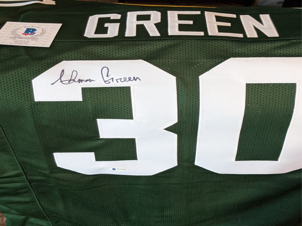 Ahman Green Certified Signed Jersey